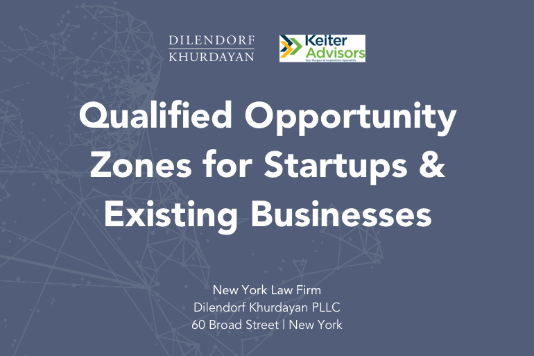 Qualified Opportunity Zones for Startups & Existing Businesses