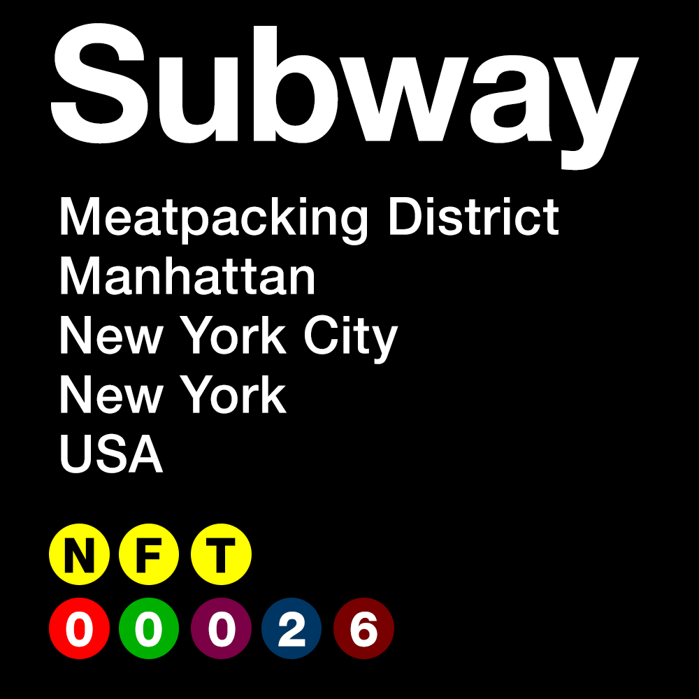 SUBWAY #00026 - Meatpacking District - Manhattan - New York City - New York - USA