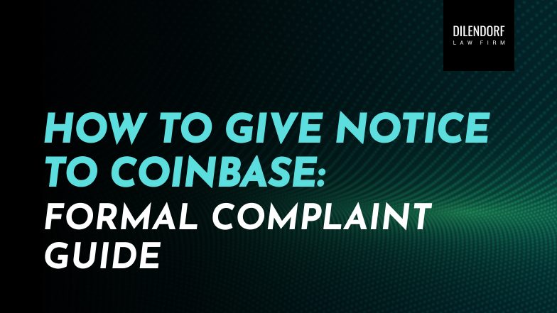 How to Give Notice to Coinbase: Formal Complaint Guide