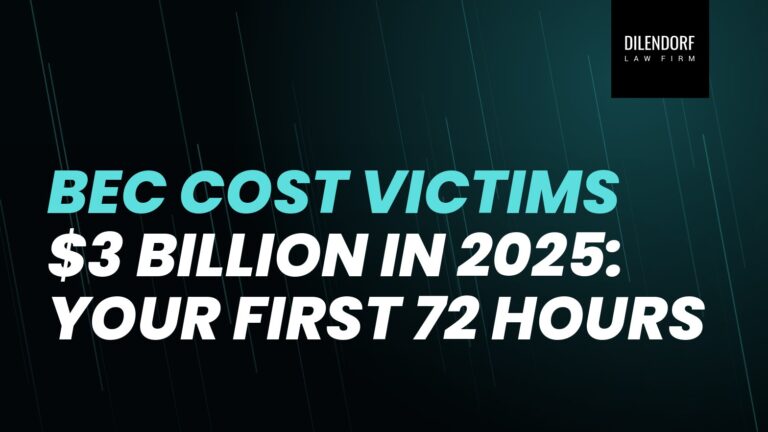 BEC Cost Victims $3 Billion in 2025: Your First 72 Hours