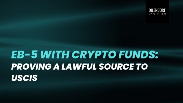 EB-5 With Crypto Funds: Proving a Lawful Source to USCIS