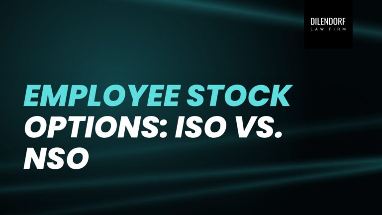 Employee Stock Options: ISO vs. NSO