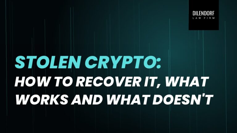 Stolen Crypto: How to Recover It, What Works and What Doesn't
