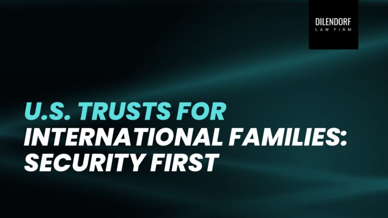 U.S. Trusts for International Families: Security First